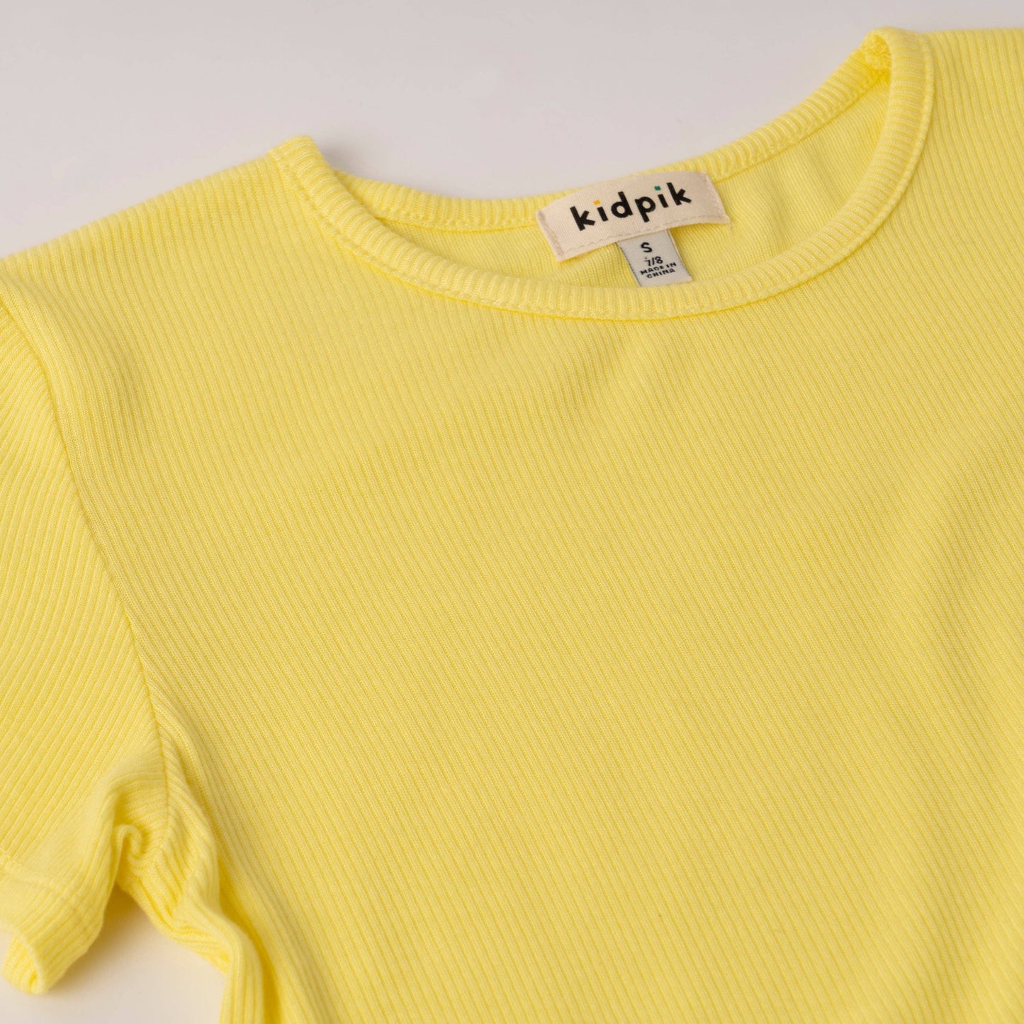 Ribbed Coco Top: Limelight