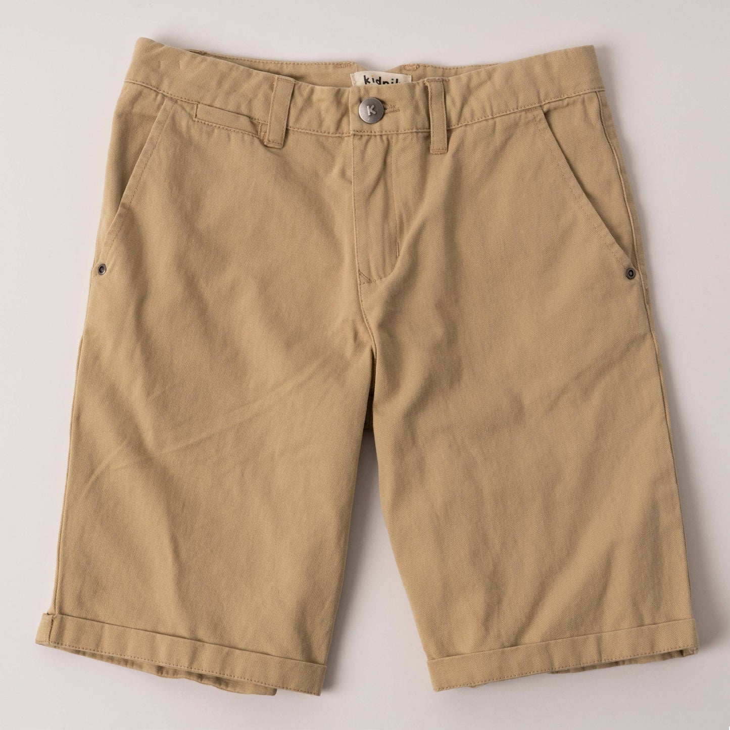 Chino Short: Pale Khaki
