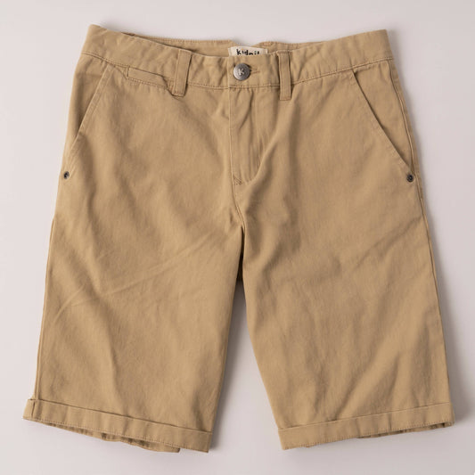 Chino Short: Pale Khaki